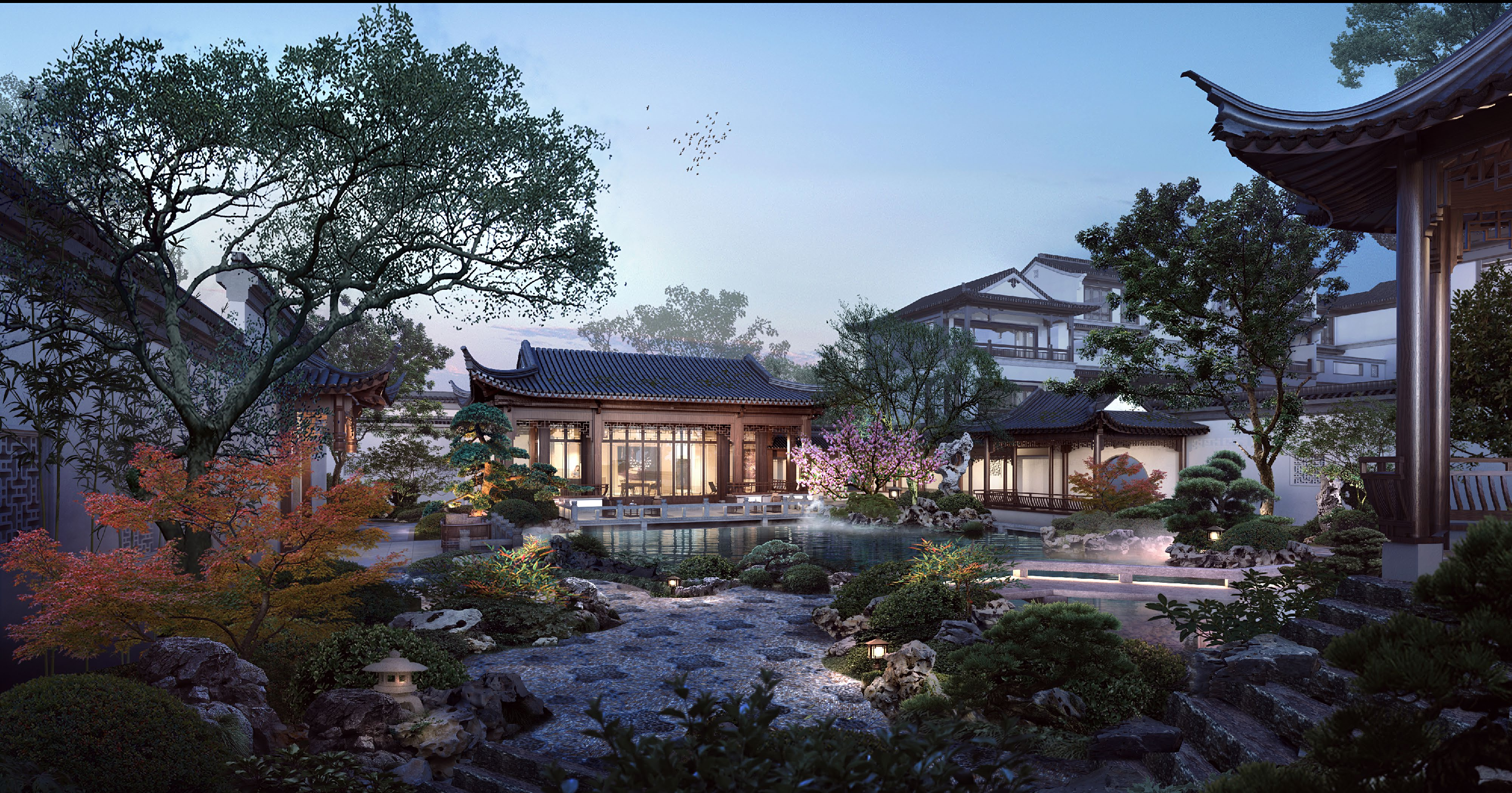 苏州中式庭院